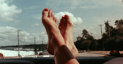 image animé de pieds