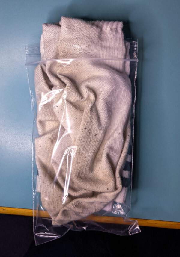 Chaussettes portées par Minay
